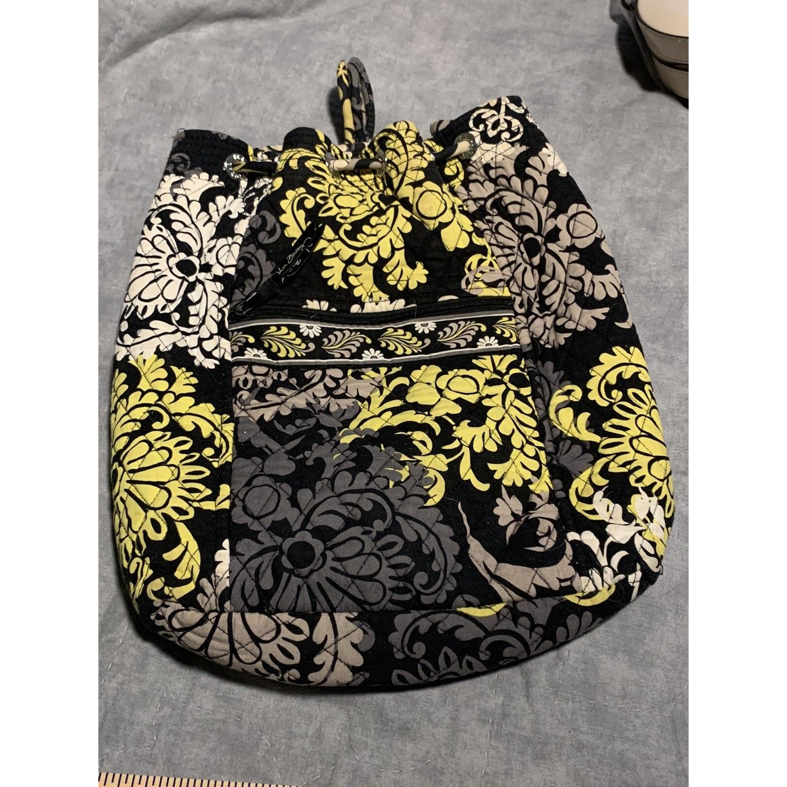 Vera Bradley Backback In Baroque Pattern , Quilted, Thin Straps